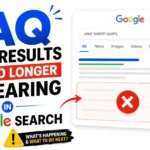 FAQ Rich Results Are No Longer Appearing in Google Search