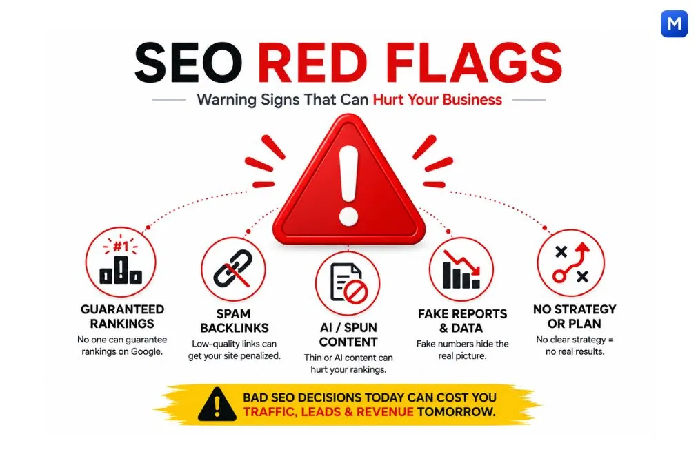 SEO expert red flags that may hurt your business